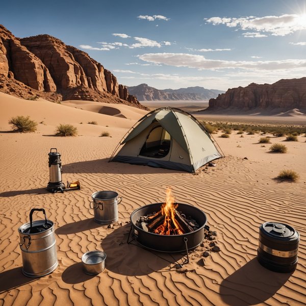 Quelles sont les techniques de survie pour un camping en région désertique?