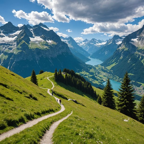 Quels sont les meilleurs itinéraires pour une randonnée à travers les Alpes suisses?